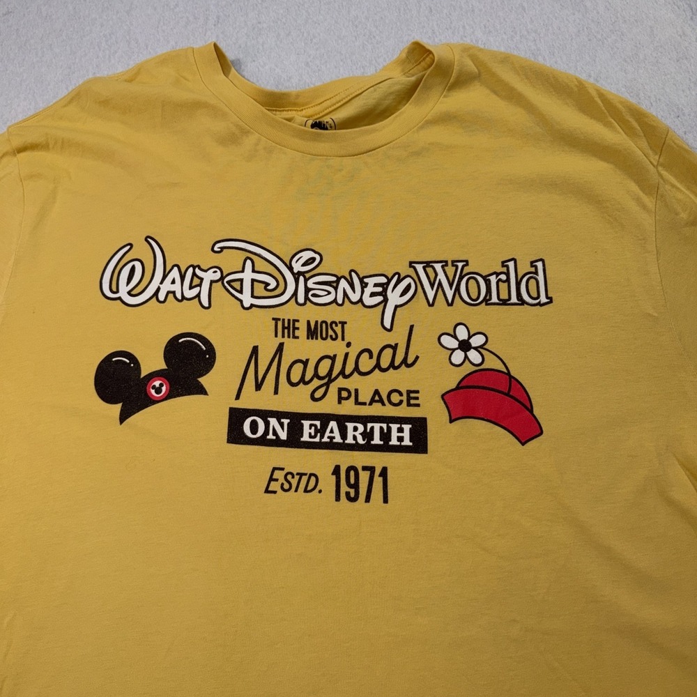 Used Excellent Condition XL WDW Disney World most magical place on earth t shirt
